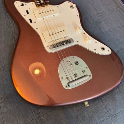 2002 Fender Japan CIJ JM66-80 BMT Jazzmaster Burgundy Mist Matching Headstock Rare Color #12/120, Recent Refret image 12