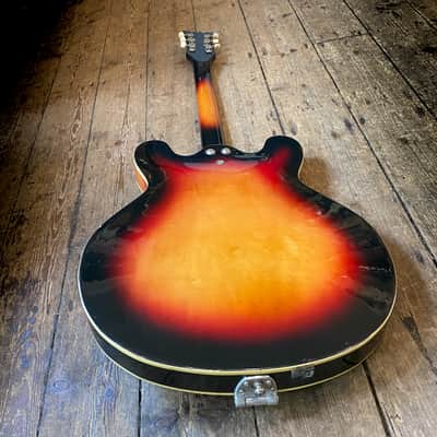 1960's Mosrite Celebrity with Bigsby in Sunburst finish image 8