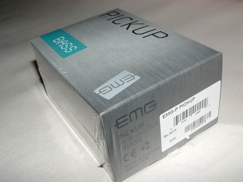 EMG P Bass Active Pickups (Black)  New with Warranty image 1