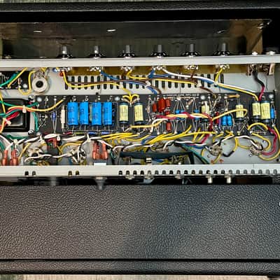 Fender '64 Custom Hand-Wired Princeton Reverb-Amp 12-Watt 1x10" Guitar Combo 2020 - PLUS HEAD CAB AND EXTRA FOOT SWITCH image 6