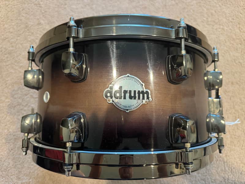 DDrum Dominion Maple Snare Drum 7x13 Black Burst image 1