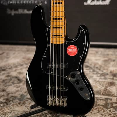 Squier Classic Vibe '70s Jazz Bass V - Black image 3
