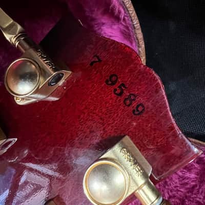 Gibson Les Paul Custom Florentine Plus Custom Shop USA 1997 - Cherry Red image 17