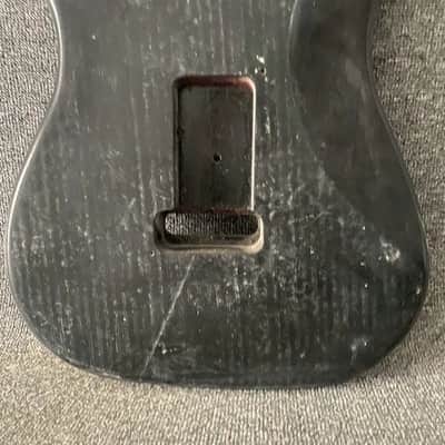 Black Basswood DIY Project Guitar Strat Style Body image 5