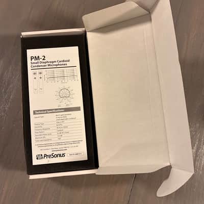 PreSonus PM-2 Small Diaphragm Cardioid Condenser Microphone Stereo Pair 2019 - Present - Nickel image 5