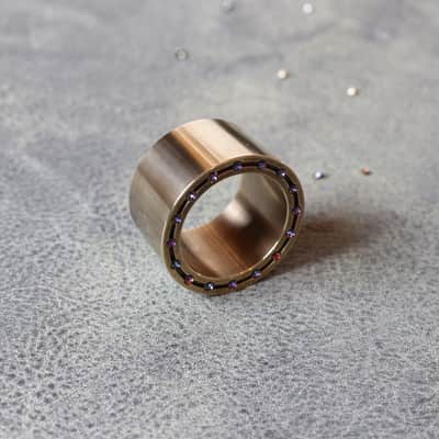 Gen Sax "REBEL" Alto Saxophone Clarinet Ligature Sound Booster | Heavy Mass Ring Ligature Bronze image 1