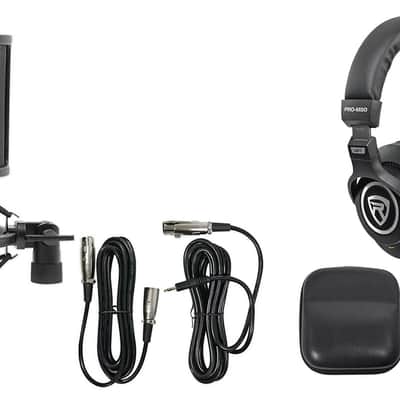 Rockville RCM PRO Studio/Recording Condenser Microphone+Headphones+Cable+Case image 15
