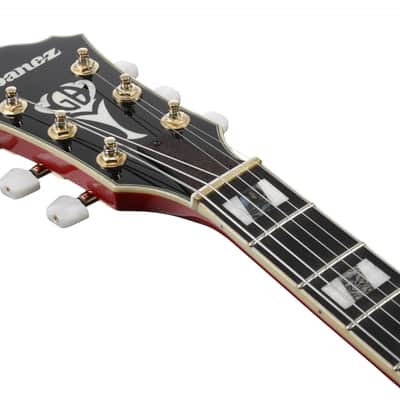 Ibanez GB10SEFM-SRR George Benson Signature Hollow Body Guitar 6-String  - Sapphire Red + Case image 10