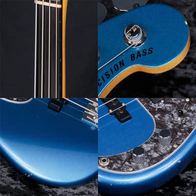 FENDER USA Tony Franklin Fretless Precision Bass with Ebony Fingerboard in Lake Placid Blue [US20070246] (04/03) image 2