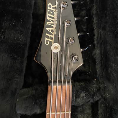 Hamer Slammer 5-String Bass 2010s Purple Sparkle image 3