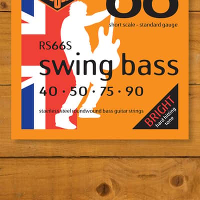Rotosound Swing Bass 66 Stainless Steel 4-String Bass Strings - Short Scale 40-90 image 1