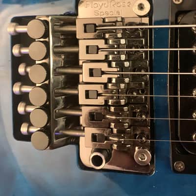 ESP LTD MH-103 QM - See Thru Blue image 9