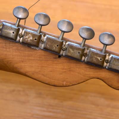 Left handed Lefty LH Fender Telecaster 1951 Butterscotch-The First One EVER Made WATCH THE VIDEO image 15