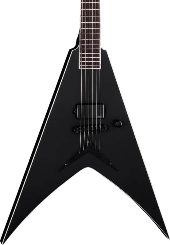 Dean Vengeance Select Fluence Electric Guitar, Ebony Fingerboard, Black Satin image 1