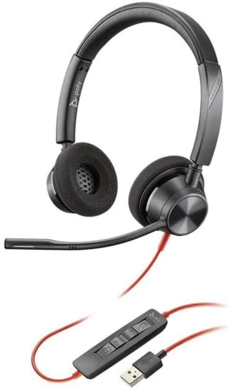 Plantronics - 213934-01 - Blackwire 3300 Series Corded USB Headset image 1