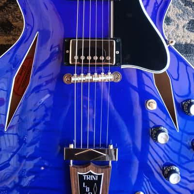 Gibson Trini Lopez Custom Shop 1964 Figured Top 2024 - Viper Blue image 14