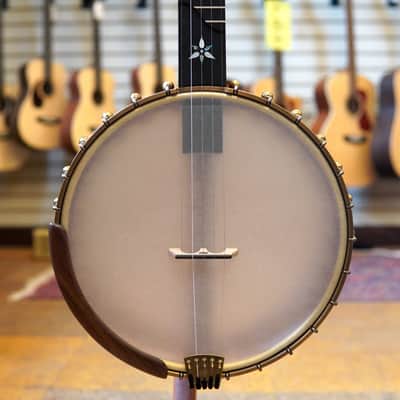 OME USA Juniper 12" Curly Maple Open Back Banjo w/Hard Case image 1