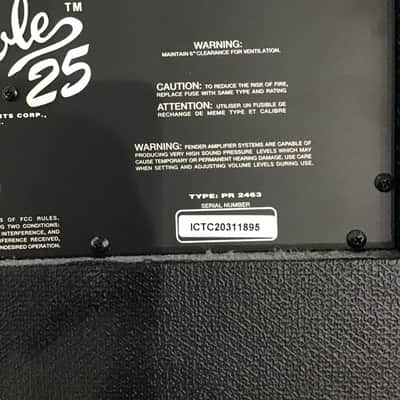 Fender RUMBLE 25 LATE 2000’s - BLACK image 8