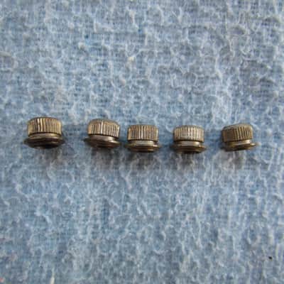 Vintage Fender Tuner Bushings Set Of 5 Tuners Bushings Vintage Fender Tuner Bushings Fits Stratocasters Telecaster & Others Genuine Vintage Parts image 2