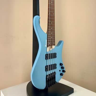 Ibanez EHB605PRM EHB Series 5-String Multi-Scale – Purist Blue Matte image 3