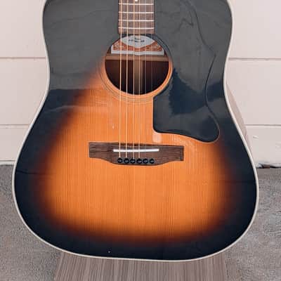 GIBSON J45 DELUXE ACOUSTIC GUITAR BURST FINISH W/CASE - 1969 image 2