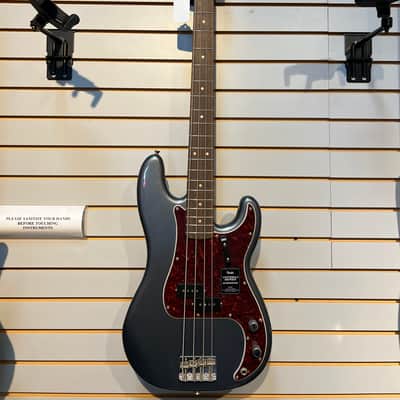 Fender Limited Edition Vintera II Road Worn '60s Precision Bass, Rosewood Fingerboard, Charcoal Frost Metallic image 2