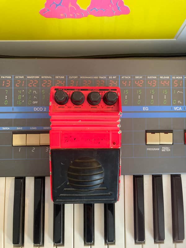 Peavey DSC-4 Dual Clock Stereo Chorus 1980s - Pink image 1