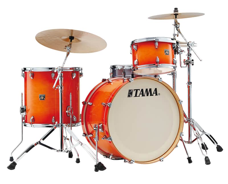 Tama Superstar Classic 3-piece Shell Pack - Tangerine Lacquer Burst image 1