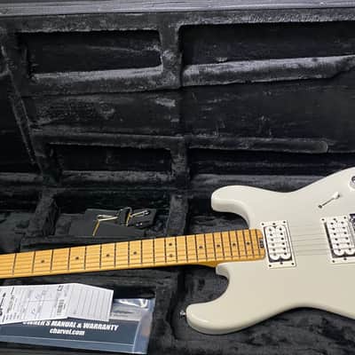 NEW! Charvel American Neo-Classic San Dimas SD1 HH FR - Floyd Rose - Ivory Blitz - Authorized Dealer - 8.35lbs - G07534 image 11