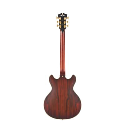D'Angelico DADMINIDCSBBGS DELUXE MINI DC Semi Hollow Body Double Cutaway 6-String Electric Guitar w/Deluxe Hardshell Case image 2