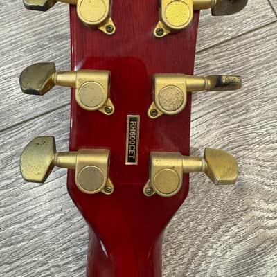 Dillion RH600CET Acoustic-Electric Guitar 2000 - Flamed Red Burst Finish image 14