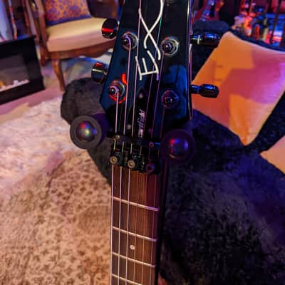 Fender Heartfield EX1 1989 MIJ Fujigen - EX-1 Black Pearl Burst Gotoh Floyd Rose Made in Japan image 12