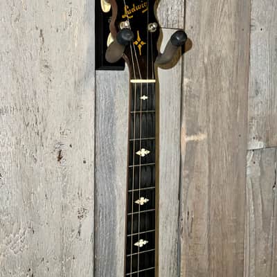 1920's Ludwig Columbia Tenor Banjo Natural, Great 4 String. OCBC ! image 6