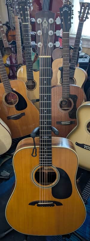 Alvarez Yairi DY59 Anniversary Edition Vintage 1987 Acoustic Electric Guitar, Natural image 1