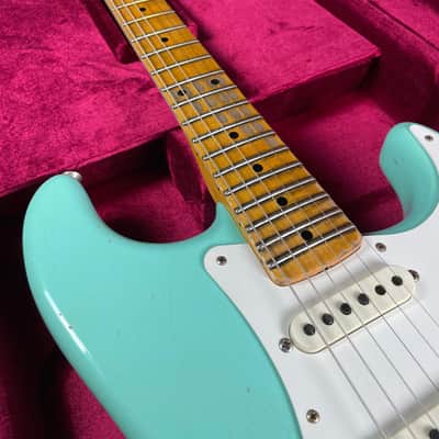 Fender Custom Shop Limited Edition Fat '50s Strat Relic - Super Faded Aged Sea Foam Green image 4