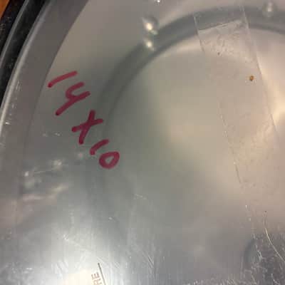 Ludwig 14x10 Stainless Steel Marching Snare Drum 1970s - Steel image 4