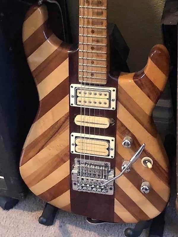 Charvel Pre-production 1-Of-A-Kind EVH story Stratocaster Late 70’s Butcher Block Wood image 1