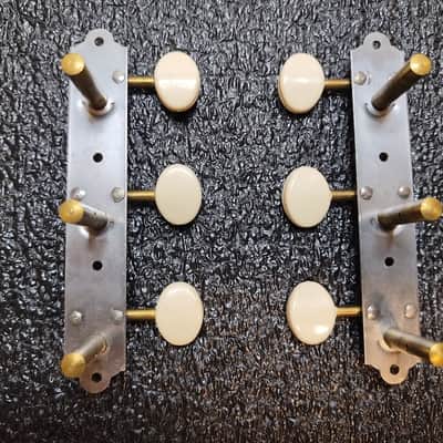 Vintage 1950's Waverly Strip Tuners - 3/Side - No Lines image 2