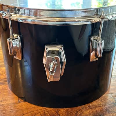 Vintage 1980s Tama Imperialstar 9 x 13 Drum Concert Tom OG Jet Black Wrap image 7