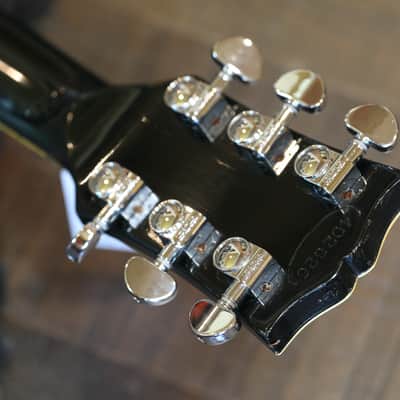 1974 Gibson Les Paul Custom Electric Guitar Black Ebony w/ Nickel Hardware + OHSC image 20