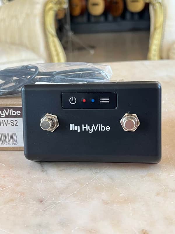 LAG AirTurn HV-S2 HyVibe Footswitch Bluetooth image 1