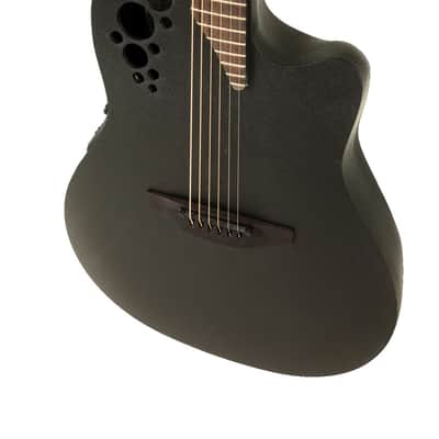 Ovation Pro Series Elite TX E-Acoustic Guitar 1868TX-5 Black Textured (1868TX-5-G) image 2