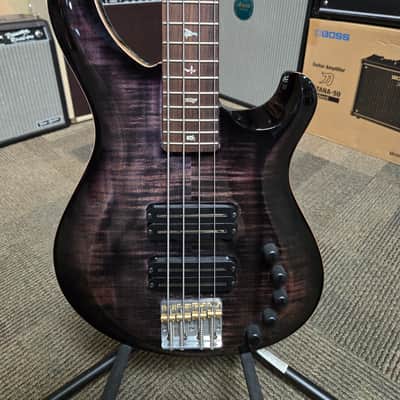PRS Gary Grainger Signature 4-String Bass - Charcoal Burst w/OHSC image 2