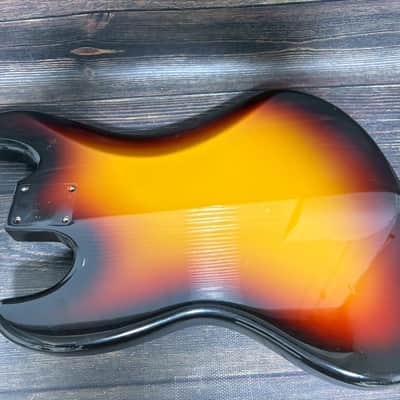 Fender Japan JB40 Jazz Bass Body Sunburst/with Original Pickups Made in Japan image 12