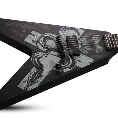 Schecter Chris Howorth V-7 Satin Black SBK 7-String Electric Guitar V7 V 7 - Brand New image 2