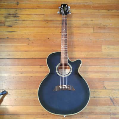 Takamine EG560C Mini-Jumbo Acoustic-Electric Blue image 2