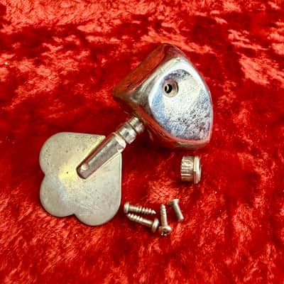 TREBLE SIDE -Van Ghent Bass guitar tuner 1960’s - Nickel Gretsch guild Hagstrom original vintage USA