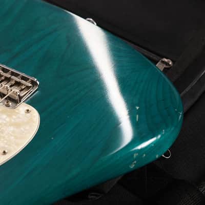 Fender Highway One Stratocaster Teal Green Transparent 2002 image 8