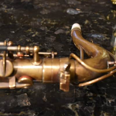 Pierret Super "Artiste" Tenor 1953-1958 Dark Vintage Brass Saxophone image 7