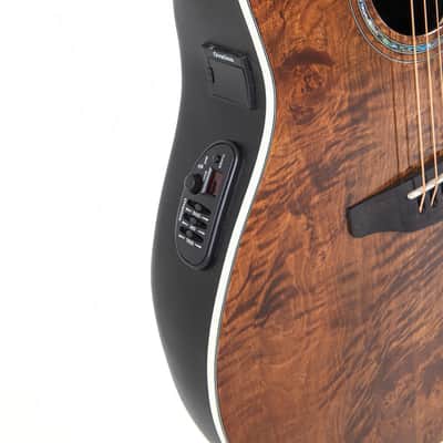 Ovation E – akustická kytara Celebrity Standard Plus Mid Cutaway Nutmeg Burled Maple image 3